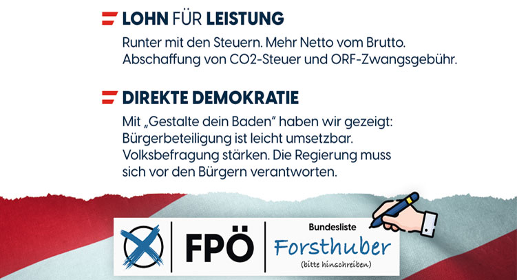 Erfahren Sie, für welche Themen ich mich einsetze (Gottfried Forsthuber).